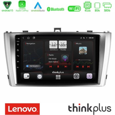 Lenovo Thinkplus Series 4Core Android15 2+32GB  Toyota Avensis T27 Navigation Multimedia Tablet 9