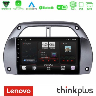 Lenovo Thinkplus Series 4Core Android15 2+32GB  Toyota RAV4 2001 - 2006 Navigation Multimedia Tablet 9