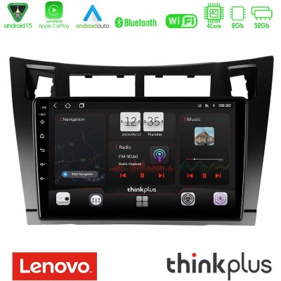 Lenovo Thinkplus Series 4Core Android15 2+32GB  Toyota Yaris Navigation Multimedia Tablet 9