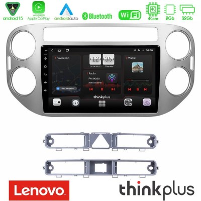 Lenovo Thinkplus Series 4Core Android15 2+32GB  VW Tiguan Navigation Multimedia Tablet 9