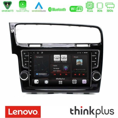 Lenovo Thinkplus Series 4Core Android15 2+32GB  VW GOLF 7 Navigation Multimedia Tablet 9
