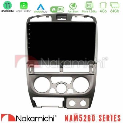 Nakamichi NAM5260 Series 4Core Android13 4+64GB Isuzu D-Max 2004-2006 Navigation Multimedia Tablet 9