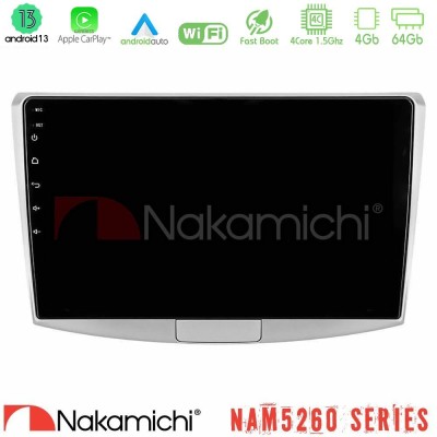 Nakamichi NAM5260 Series 4Core Android13 4+64GB VW Passat Navigation Multimedia Tablet 10