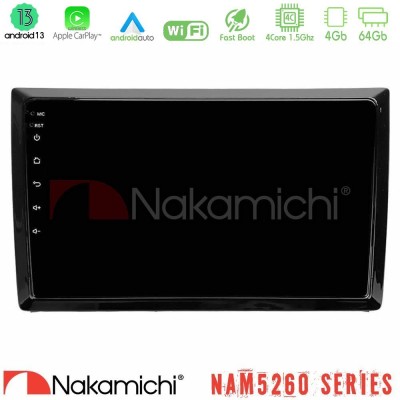 Nakamichi NAM5260 Series 4Core Android13 4+64GB VW Beetle Navigation Multimedia Tablet 9