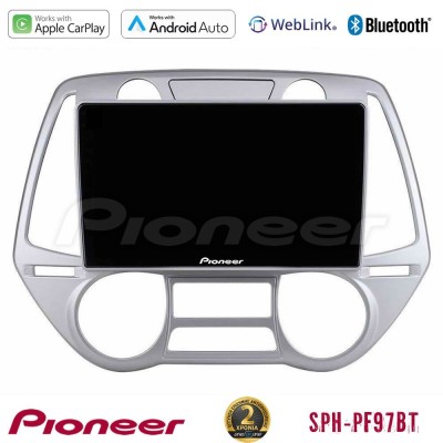 Pioneer SPH-PF97BT Series    Hyundai i20 2009-2012 Auto A/C Multimedia Station 9
