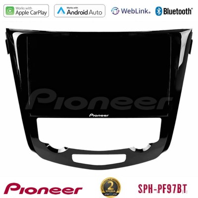 Pioneer SPH-PF97BT Series    Nissan Qashqai J11 (AUTO A/C) Multimedia Station 9