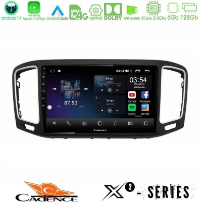 Cadence X2 Series 8Core Android14 6+128GB VW Sharan 2010-2015 Navigation Multimedia Tablet 9