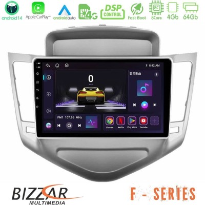 Bizzar F Series 8Core Android14 4+64GB  Chevrolet Cruze 2009-2012 Navigation Multimedia Tablet 9