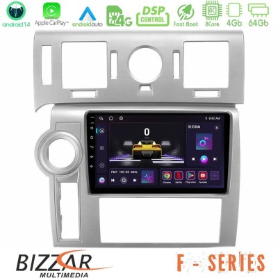 Bizzar F Series 8Core Android14 4+64GB  Hummer H2 2008-2009 Navigation Multimedia Tablet 9
