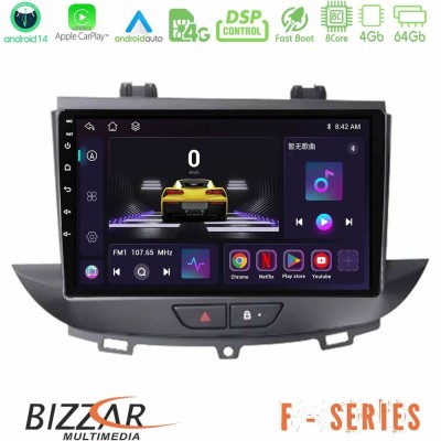 Bizzar F Series 8Core Android14 4+64GB Opel Grandland/Crossland X Navigation Multimedia Tablet 9