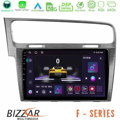 Bizzar F Series 8Core Android14 4+64GB  VW GOLF 7 Navigation Multimedia Tablet 10