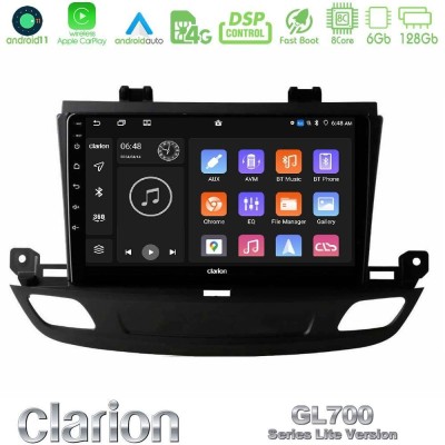 Clarion GL700 Lite Series 8Core Android11 6+128GB Opel Insignia 2 2017-2020 Navigation Multimedia Tablet 9