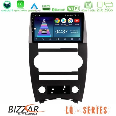Bizzar LQ Series 4Core Android14 2+32GB Jeep Commander 2007-2008 Navigation Multimedia Tablet 9