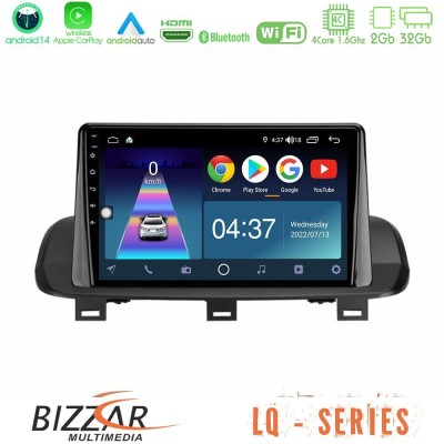 Bizzar LQ Series 4Core Android14 2+32GB Nissan Qashqai J12 & X-Trail T33 Navigation Multimedia Tablet 10