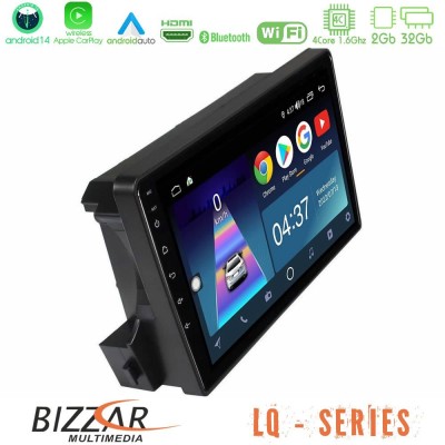 Bizzar LQ Series 4Core Android14 2+32GB Ssangyong Actyon/Kyron 2005-2014 Navigation Multimedia Tablet 9