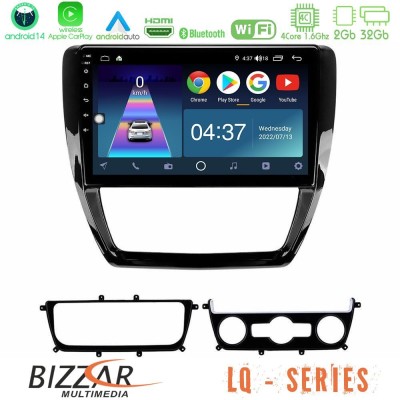 Bizzar LQ Series 4Core Android14 2+32GB VW Jetta Navigation Multimedia Tablet 10
