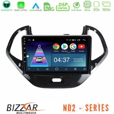Bizzar ND2 Series 8Core Android14 2+32GB Ford KA 2016-2020 Navigation Multimedia Tablet 9