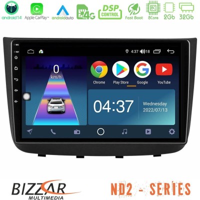 Bizzar ND2 Series 8Core Android14 2+32GB  Mercedes Vito/Viano 2003-2006 Navigation Multimedia Tablet 10
