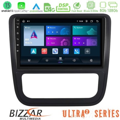 Bizzar Ultra Series VW Scirocco 2008-2014 8core Android13 8+128GB Navigation Multimedia Tablet 9