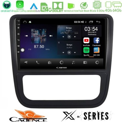 Cadence X Series VW Scirocco 2008-2014 8core Android 14 4+64GB Navigation Multimedia Tablet 9