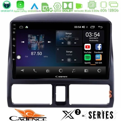 Cadence X2 Series 8Core Android14 6+128GB  Honda CRV 2002-2006 Navigation Multimedia Tablet 9