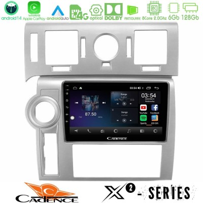 Cadence X2 Series 8Core Android14 6+128GB  Hummer H2 2008-2009 Navigation Multimedia Tablet 9