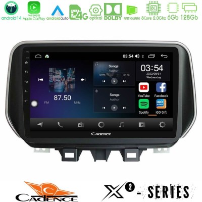 Cadence X2 Series 8Core Android14 6+128GB  Hyundai Tucson 2019-> Navigation Multimedia Tablet 9