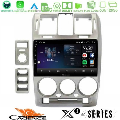 Cadence X2 Series 8Core Android14 6+128GB  Hyundai Getz 2002-2009 Navigation Multimedia Tablet 9