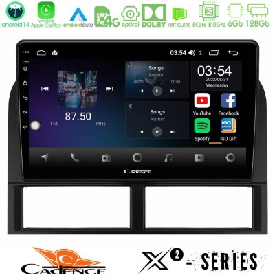 Cadence X2 Series 8Core Android14 6+128GB  Jeep Grand Cherokee 1999-2004 Navigation Multimedia Tablet 9