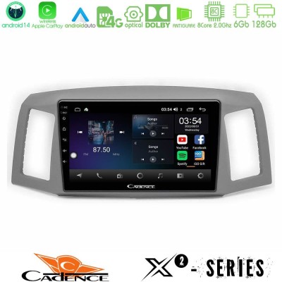 Cadence X2 Series 8Core Android14 6+128GB  Jeep Grand Cherokee 2005-2007 Navigation Multimedia Tablet 10