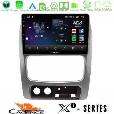 Cadence X2 Series 8Core Android14 6+128GB Jeep Cherokee (KJ) 2002-2007 Navigation Multimedia Tablet 9″
