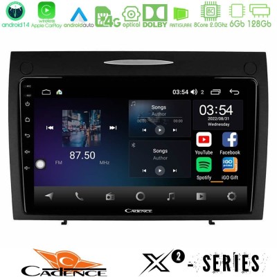 Cadence X2 Series 8Core Android14 6+128GB  Mercedes SLK Class Navigation Multimedia Tablet 9