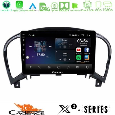Cadence X2 Series 8Core Android14 6+128GB  Nissan Juke Navigation Multimedia Tablet 9