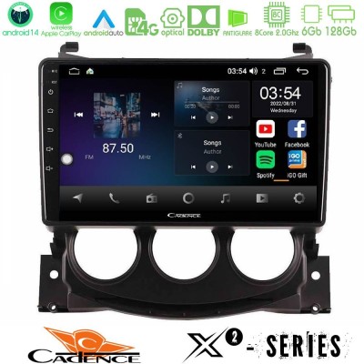 Cadence X2 Series 8Core Android14 6+128GB  Nissan 370Z 2009-2013 Navigation Multimedia Tablet 9