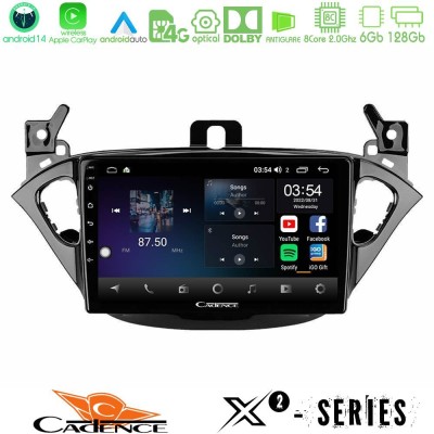 Cadence X2 Series 8Core Android14 6+128GB  Opel Corsa E/Adam Navigation Multimedia Tablet 9