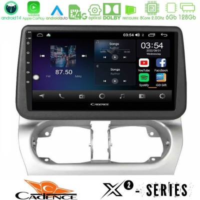 Cadence X2 Series 8Core Android14 6+128GB  Opel Corsa C/Combo C Navigation Multimedia Tablet 9