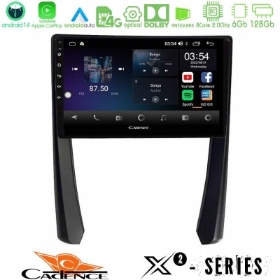 Cadence X2 Series 8Core Android14 6+128GB  Porsche 911/Cayman/Boxster Navigation Multimedia Tablet 9