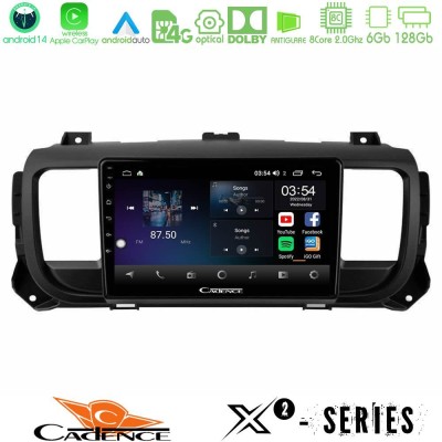 Cadence X2 Series 8Core Android14 6+128GB  Citroen/Peugeot/Opel/Toyota Navigation Multimedia Tablet 9