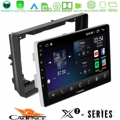 Cadence X2 Series 8Core Android14 6+128GB  Peugeot 308 2013-2020 Navigation Multimedia Tablet 9