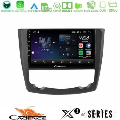 Cadence X2 Series 8Core Android14 6+128GB  Renault Kadjar Navigation Multimedia Tablet 9