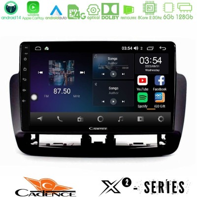 Cadence X2 Series 8Core Android14 6+128GB  Seat Ibiza 2012-2015 Navigation Multimedia Tablet 9