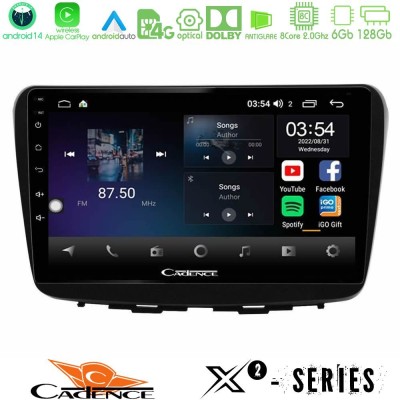 Cadence X2 Series 8Core Android14 6+128GB  Suzuki Baleno 2016-2021 Navigation Multimedia Tablet 9