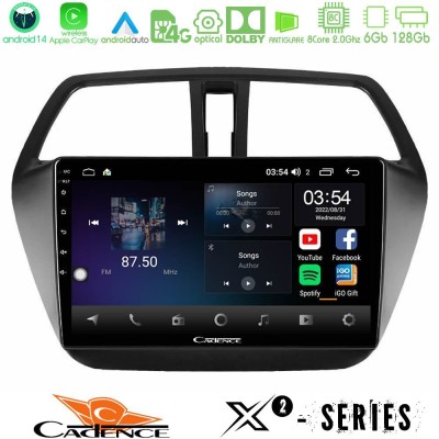 Cadence X2 Series 8Core Android14 6+128GB  Suzuki SX4 S-Cross Navigation Multimedia Tablet 9