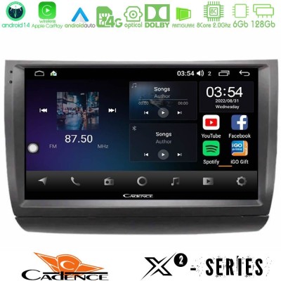 Cadence X2 Series 8Core Android14 6+128GB  Toyota Prius 2004-2009 Navigation Multimedia Tablet 9