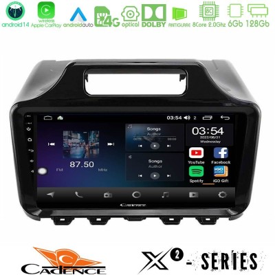 Cadence X2 Series 8Core Android14 6+128GB  Toyota iQ 2008 – 2015 Navigation Multimedia Tablet 9
