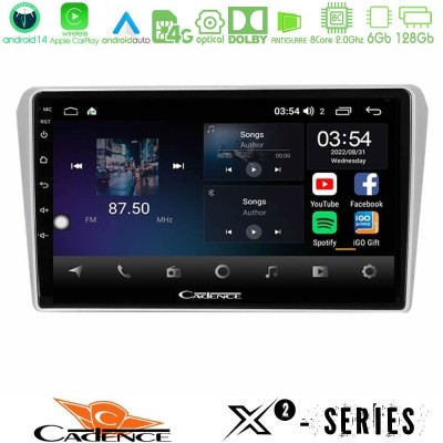Cadence X2 Series 8Core Android14 6+128GB  Toyota Avensis T25 02/2003–2008 Navigation Multimedia Tablet 9