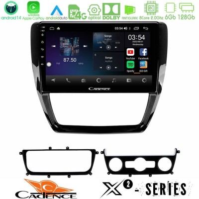 Cadence X2 Series 8Core Android14 6+128GB  VW Jetta Navigation Multimedia Tablet 10