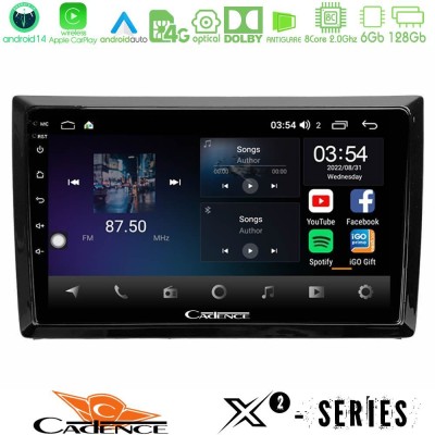 Cadence X2 Series 8Core Android14 6+128GB  VW Beetle Navigation Multimedia Tablet 9
