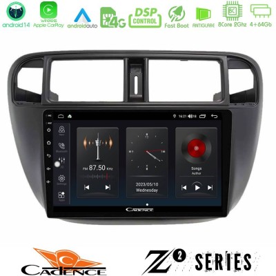 Cadence Z2 Series 8Core Android14 4+64GB Honda Civic 1995-2001 Navigation Multimedia Tablet 9
