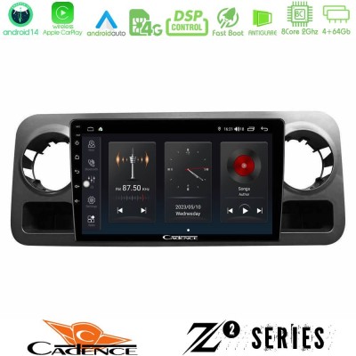 Cadence Z2 Series 8Core Android14 4+64GB  Mercedes Sprinter W907 Navigation Multimedia Tablet 10